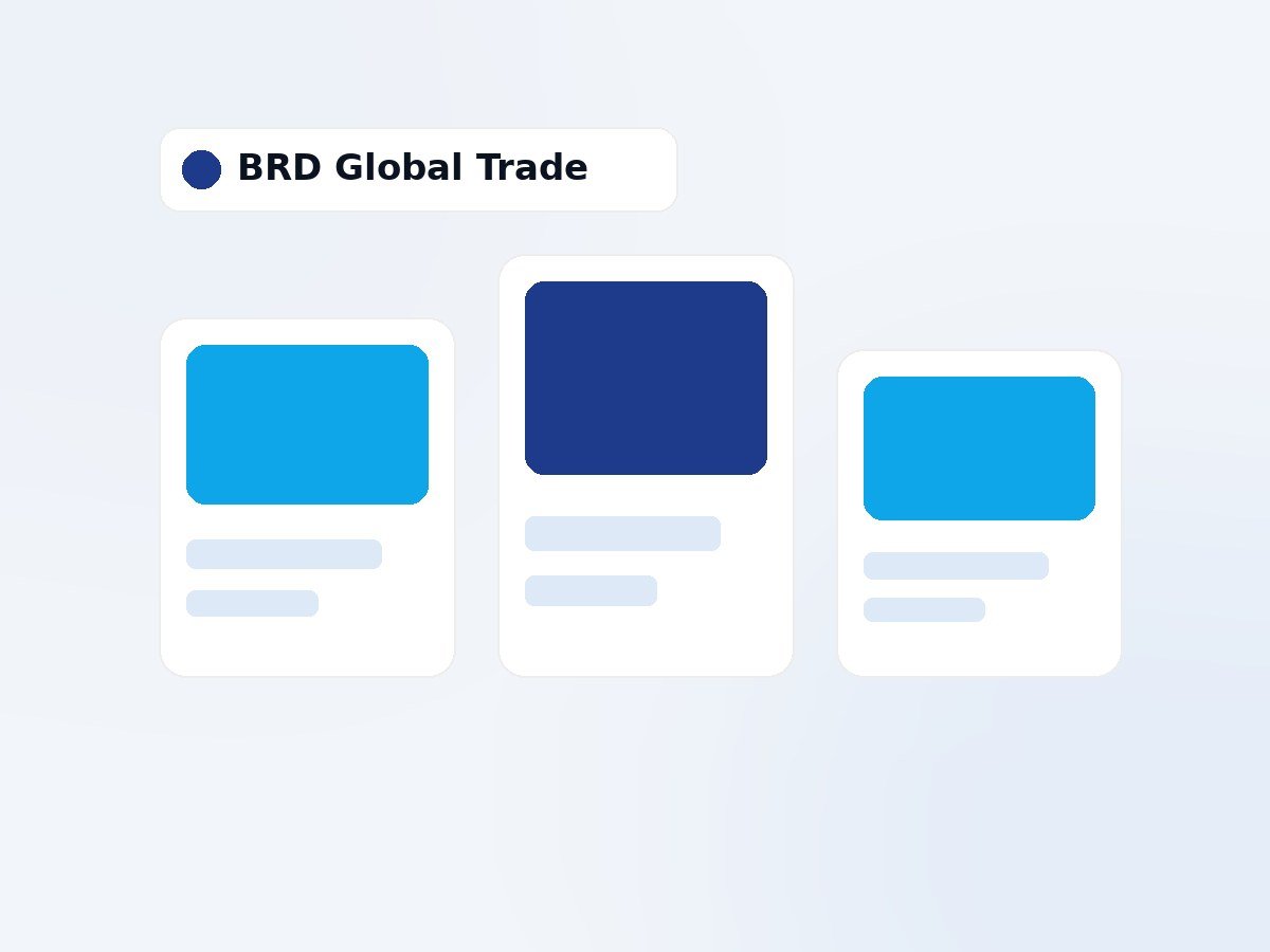BRD Global Trade — quality and service